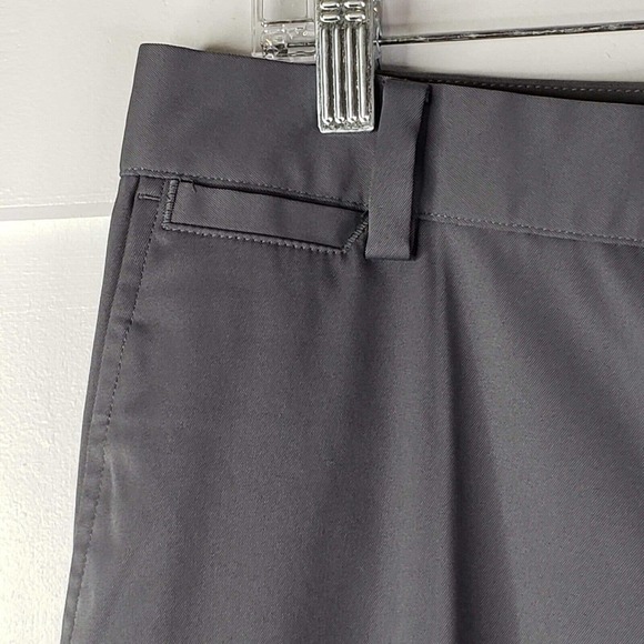 Nike Golf Tour Performance Mens Size 34X32 Dark Gray Tech Pants Flat Front - Picture 6 of 8
